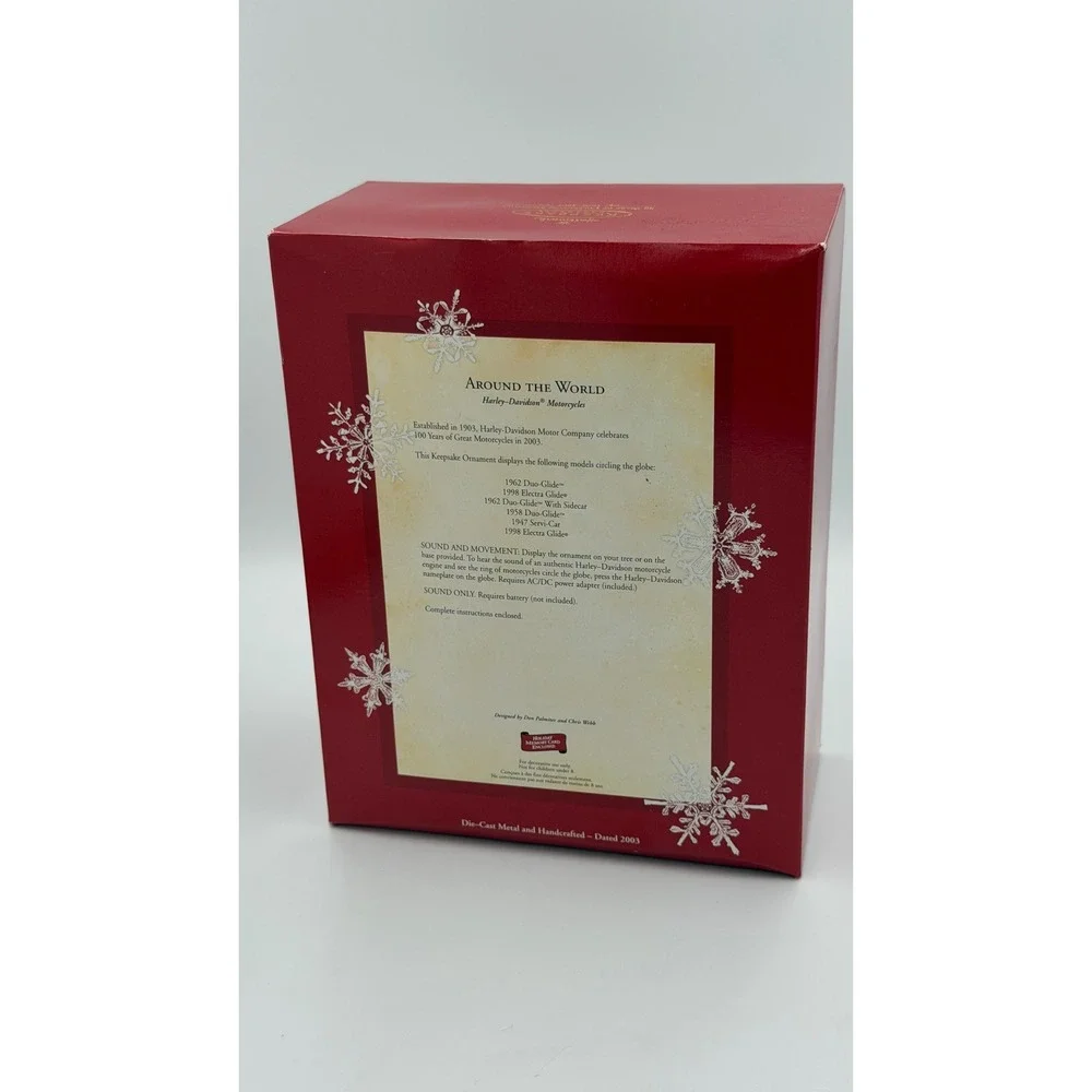 Hallmark Harley-Davidson Around the World‎ Ornament 100th Anniversary